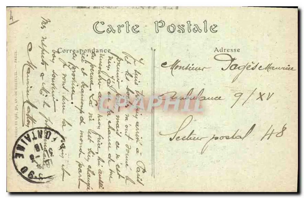 PARIS — A Porta Saint-Martin — JND Phot. - Verso