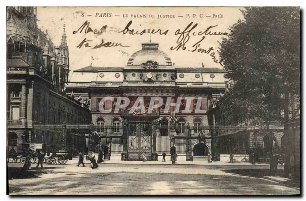 Paris — Le Palais de Justice — P. P. C. — Paris - Frente