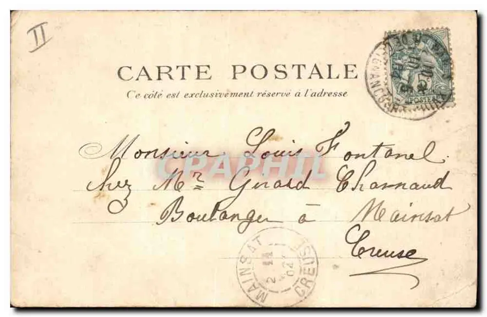 Paris — Le Palais de Justice — P. P. C. — Paris - Verso