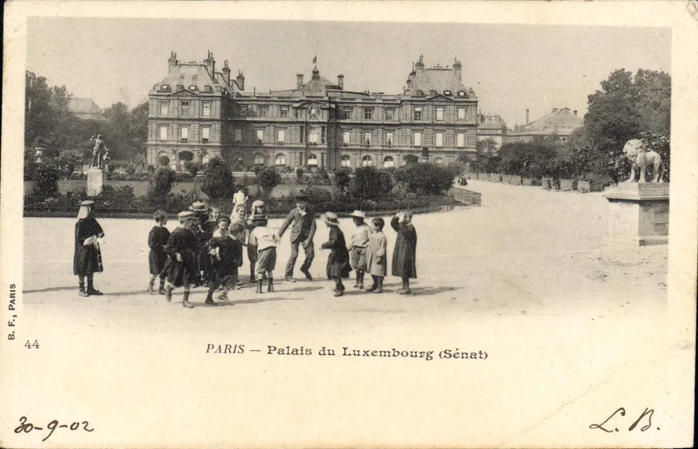 PARIS — Palast von Luxembourg (Senat) — B.F. Paris, Nr. 44 - Vorderseite