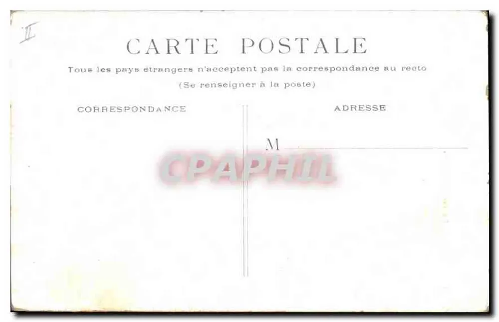 Paris - A Conciergerie — n° de série II - Verso