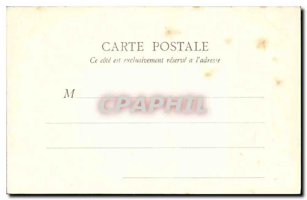 PARIS – Hôtel de Ville — B. E. PARIS, n° 47 - Achterkant