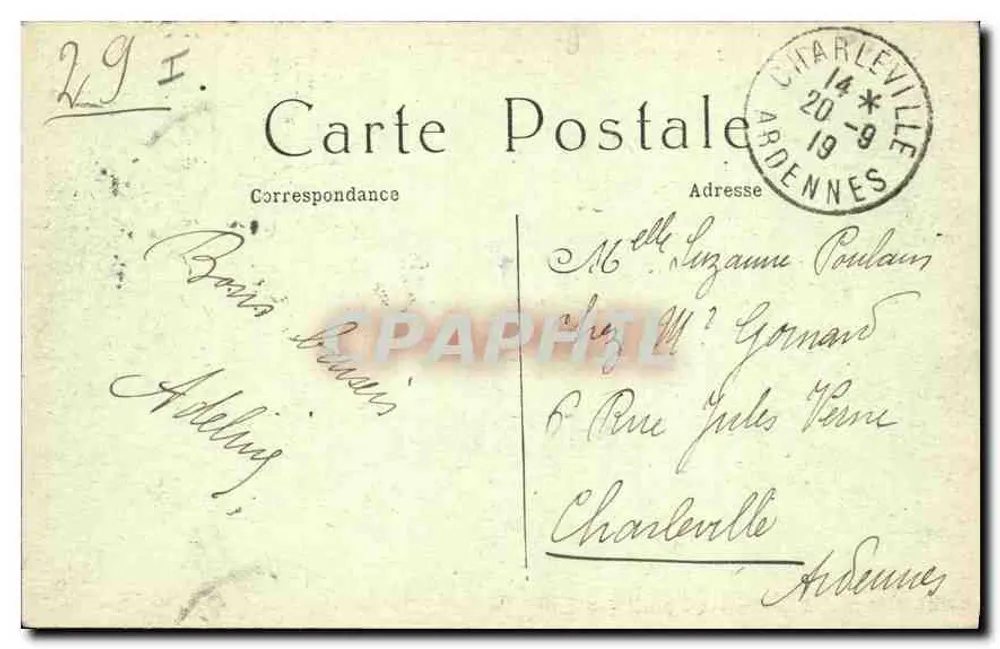 Paris — O Panteão — L.D. - Verso