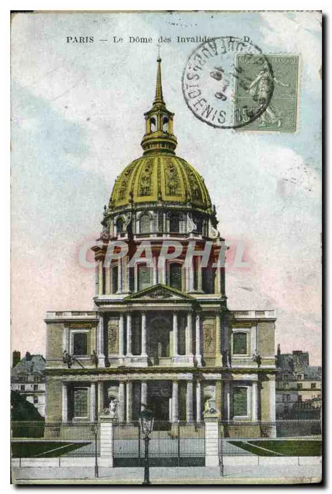 Paris — O Domo dos Invalidos — L. D. editor - Frente