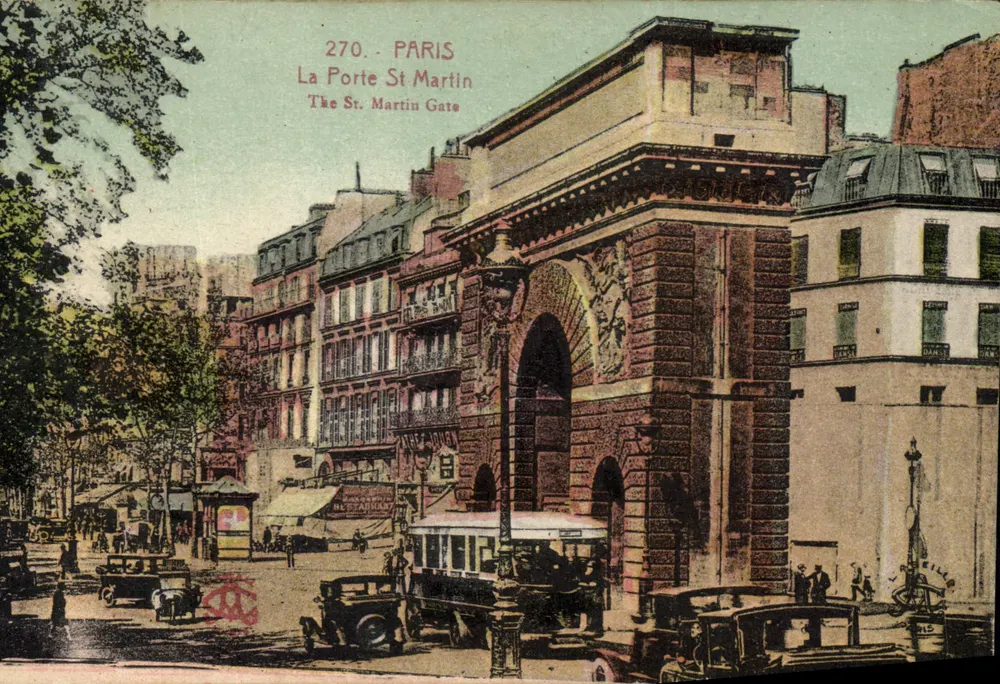 Parijs - De Porte Saint-Martin — uitgever 'La Porte Saint-Martin' n°270 - Voorkant