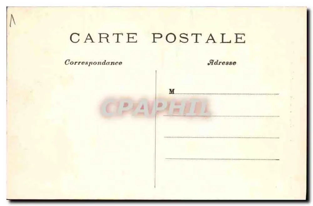 Paris — Monument de Victor Hugo — C. M. n° 718 - Verso