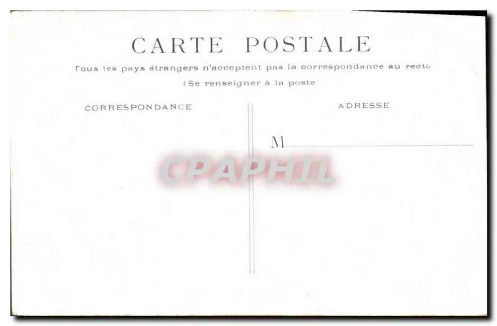Paris — Ansicht der Seine am Morgen — unbekannter Verlag - Rückseite