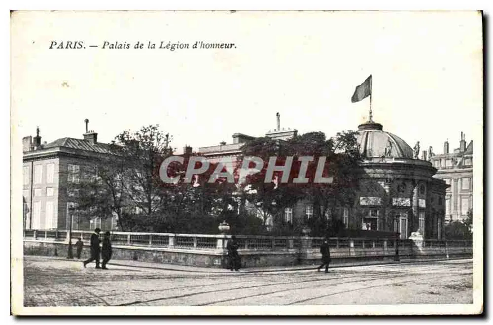 PARIS — Palácio da Legião de Honra - Frente