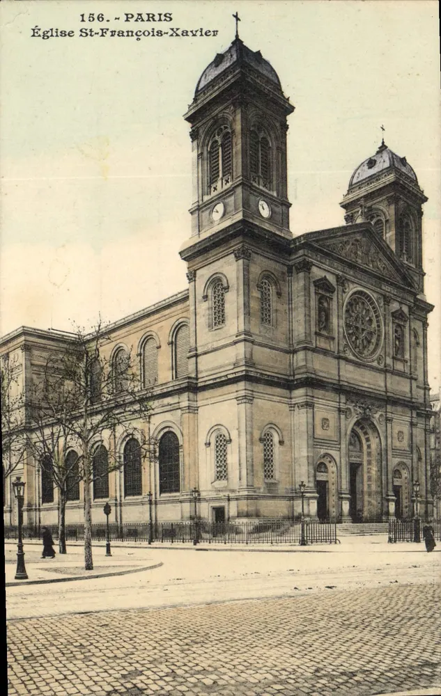 Iglesia de Saint-François-Xavier — París — serie 156 - Anverso