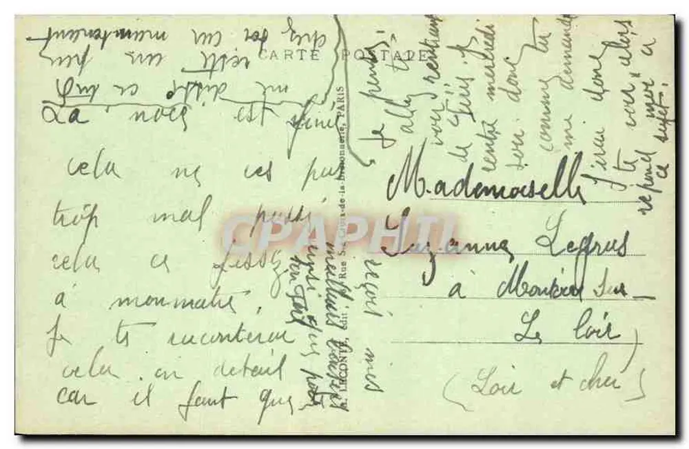 Paris - Rond-Point dos Campos Elísios — A.L. n°241 - Verso