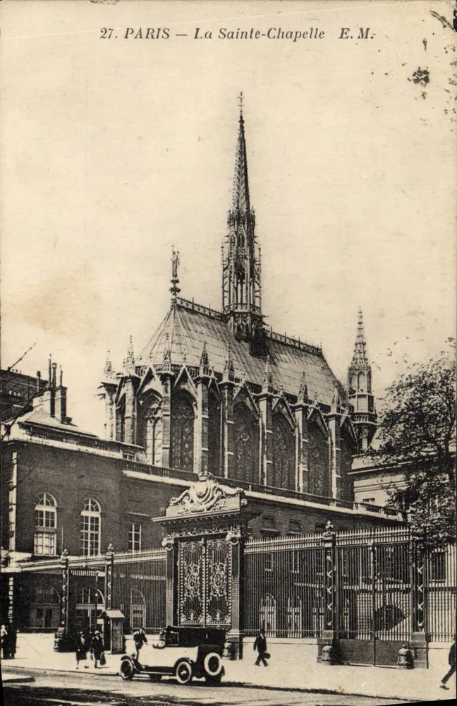 Paris — A Santa Capela — E.M. n°27 - Frente
