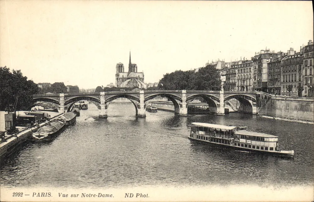 Paris — Ansicht der Notre-Dame — ND Phot. n°2992 - Vorderseite