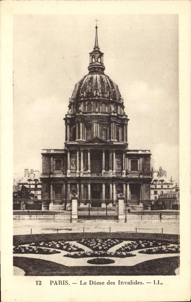 Paris — O Dôme dos Invalides — L.I. - Frente
