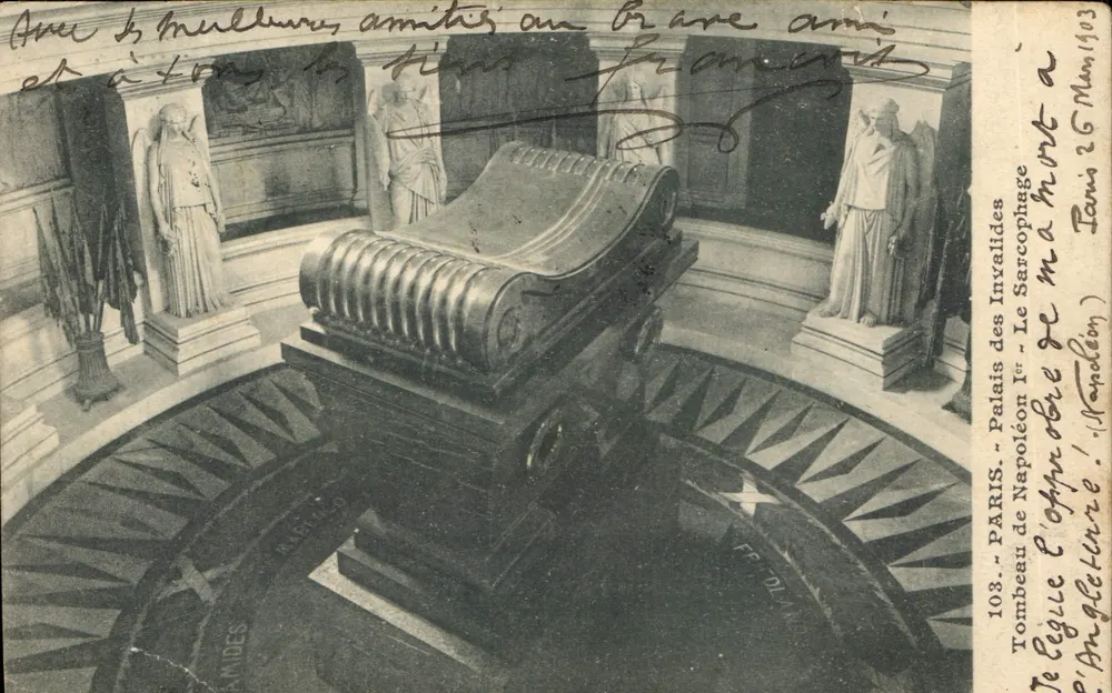 Grab von Napoleon I — Palast der Invaliden — Verlag F. Delabasse, Nr. 103 - Vorderseite