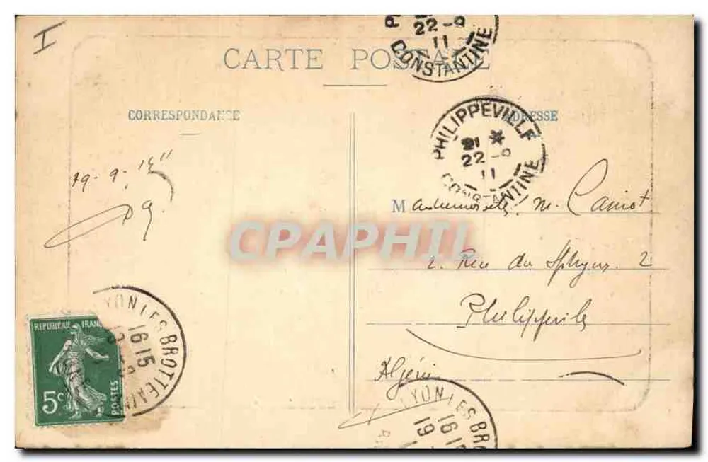 LYON - Stadhuis - L. E. - Achterkant