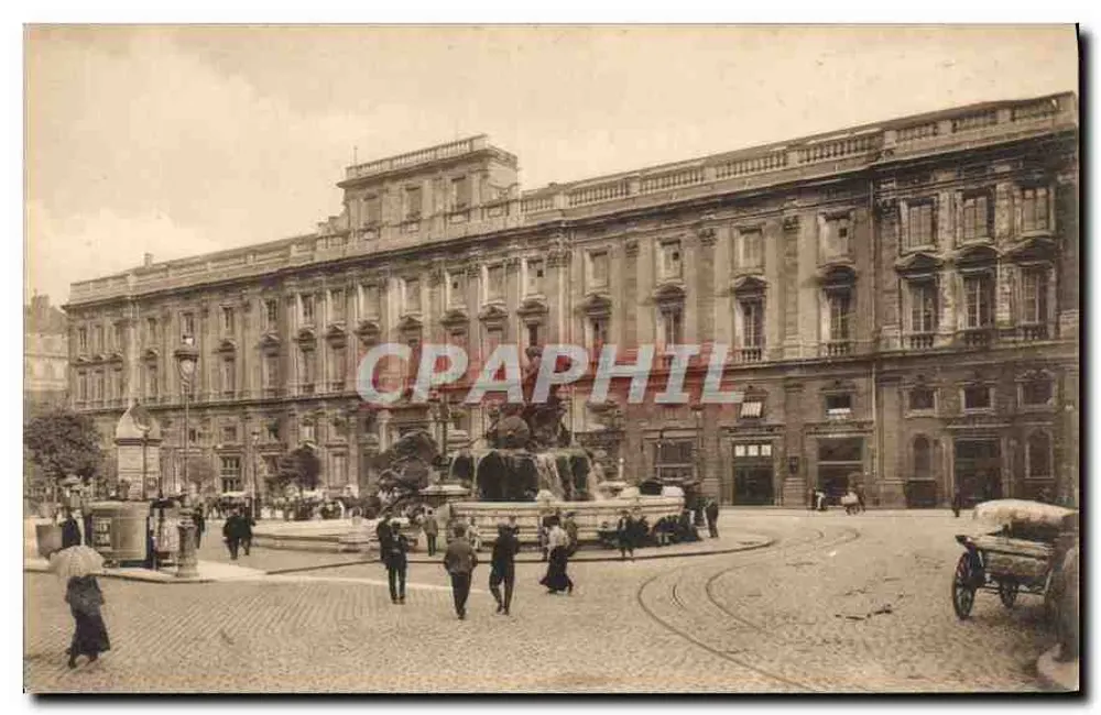 Place des Terreaux — Lyon — Luxus-Karteikarte - Vorderseite