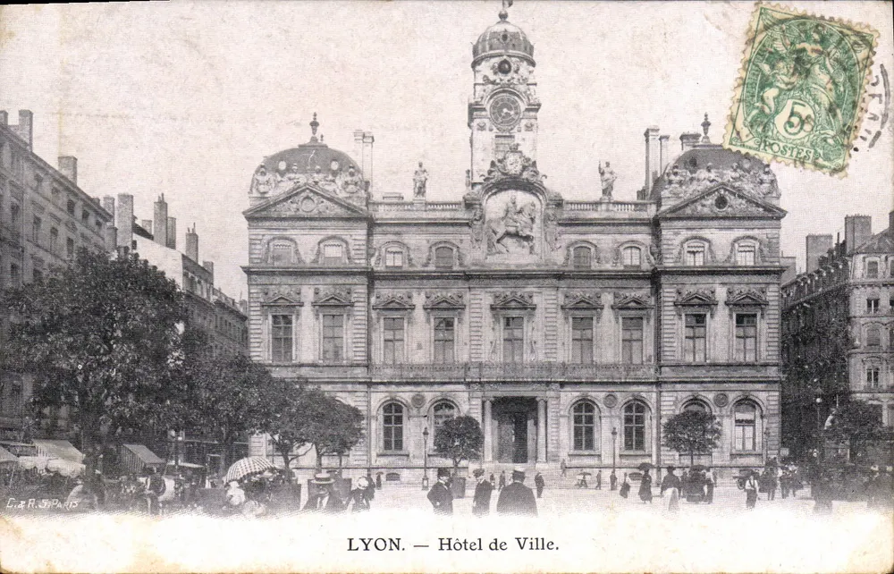 LYON — Stadhuis — G. R. Paris - Voorkant