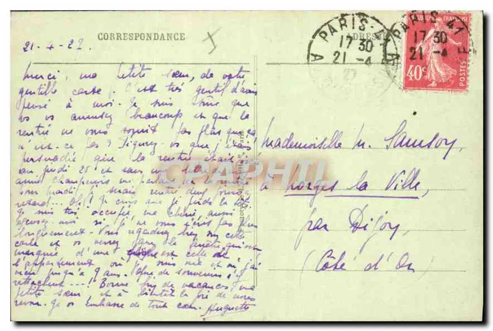 Paris - Os Invalidos — L'Amélie, Paris, n°228 - Verso