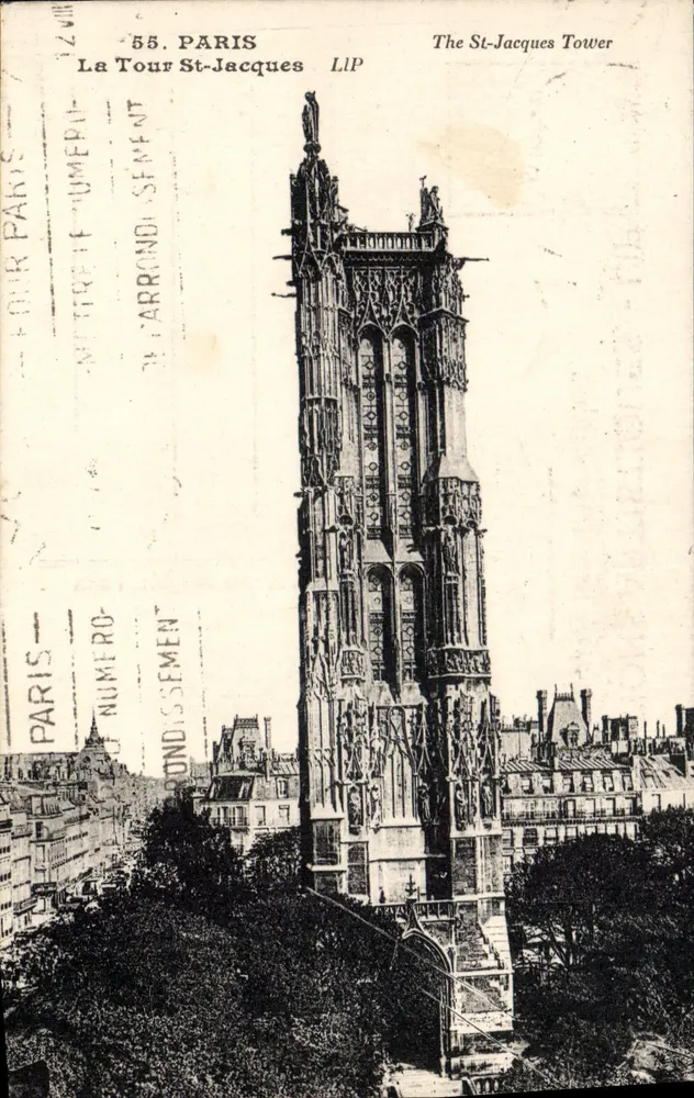 A Torre St-Jacques — Paris — Éditions Artistiques LIP - Frente