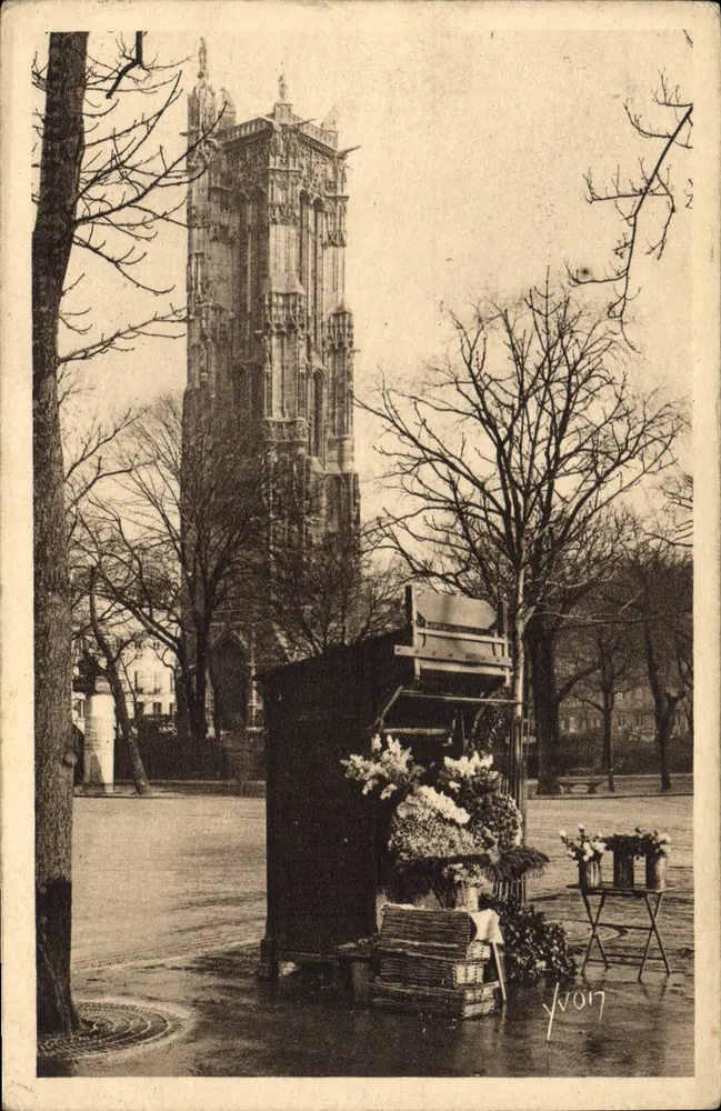 La Torre Saint-Jacques — París — Éditions d'Art Yvon, n°15 - Anverso