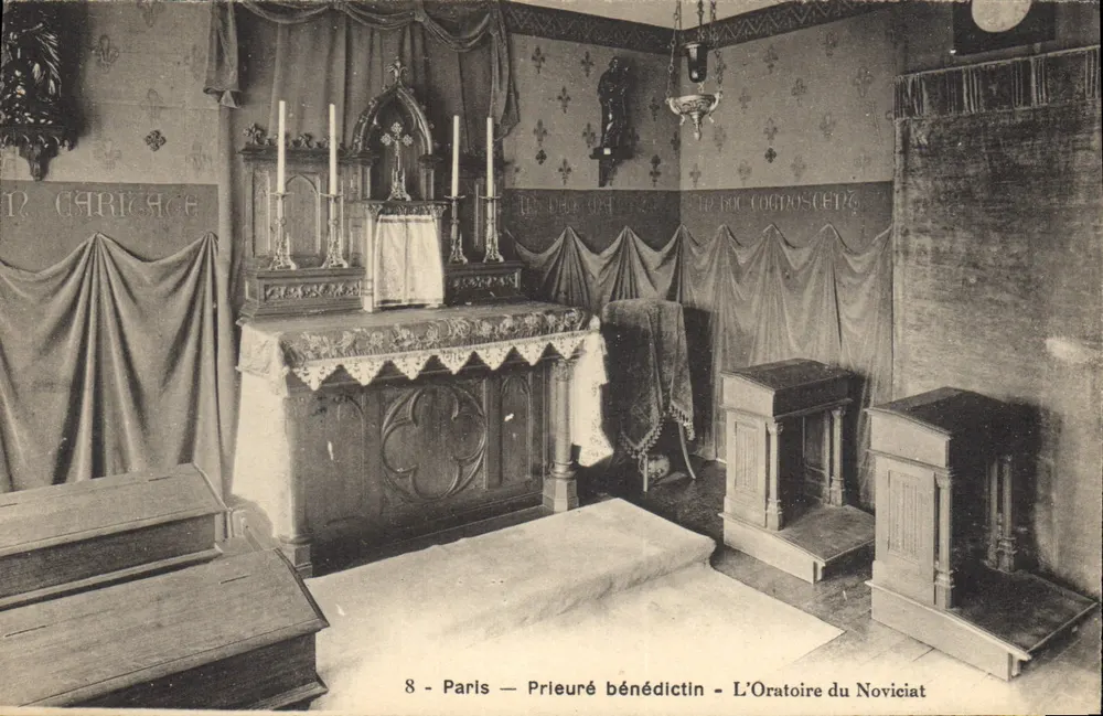 O Oratório do Noviciado — Mosteiro Beneditino — Paris - Frente