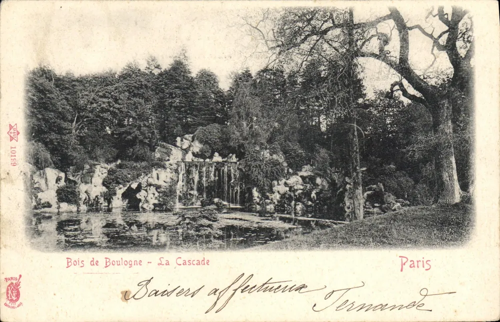 Bois de Boulogne - A Cascata — Paris — editor Paris, n° 68106 - Frente