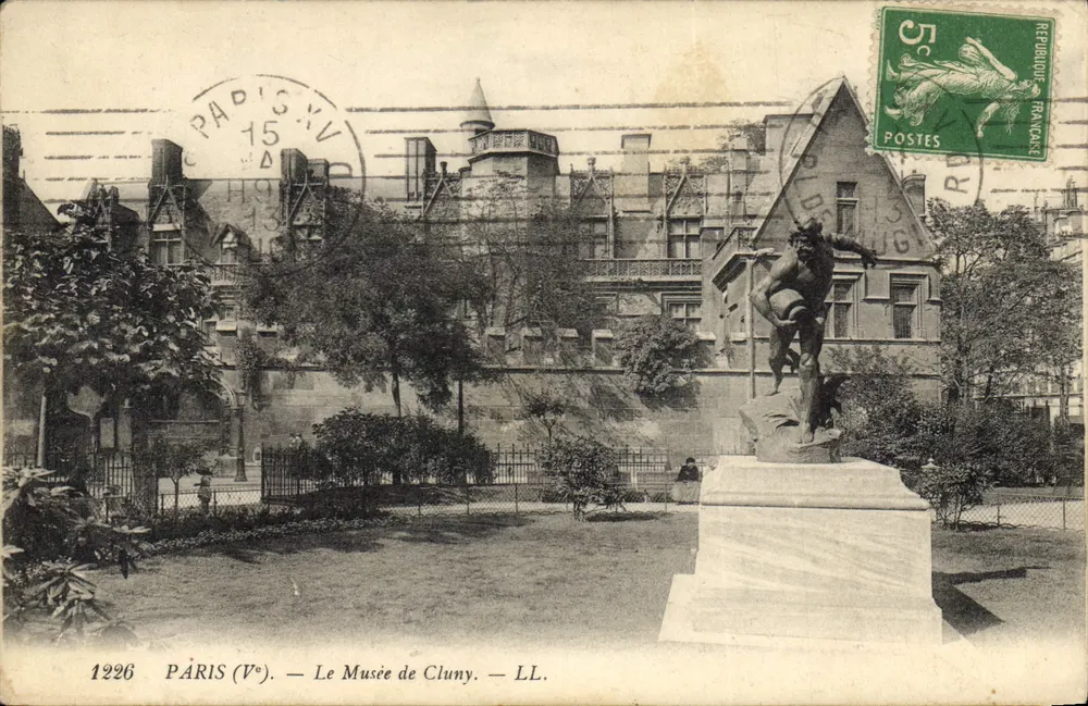 Paris (V°) — O Museu de Cluny — LL. — Editor LL, n° 1226 - Frente