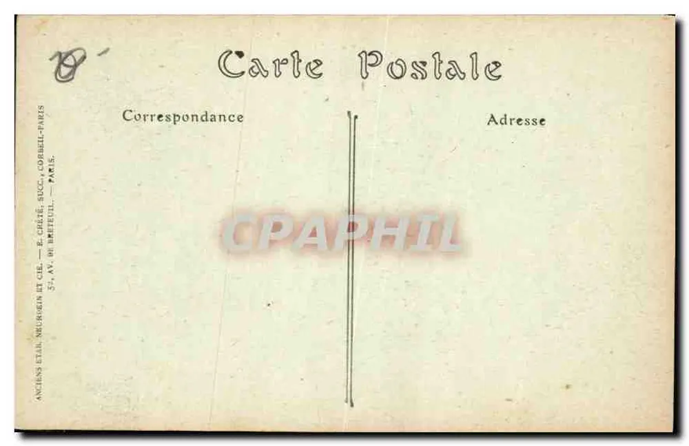 PARIS — A Sorbonne, Fachada — JNDROL, n° 639 - Verso