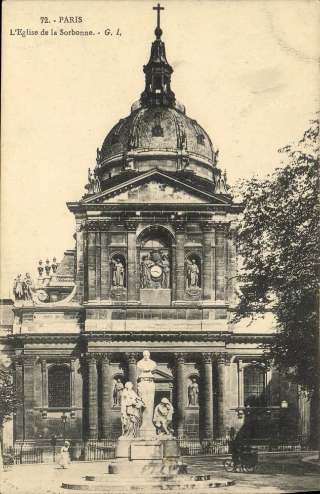 Paris - A Igreja da Sorbonne — G. I., n°72 - Frente