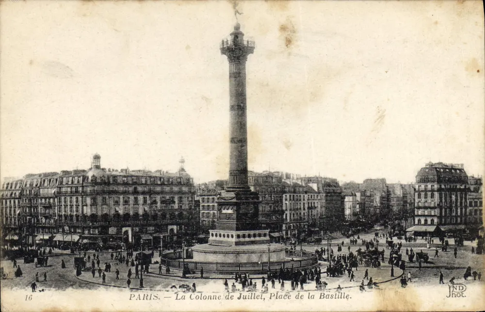 Paris — Die July-Säule, Place de la Bastille — JND Jhot. n°16 - Vorderseite