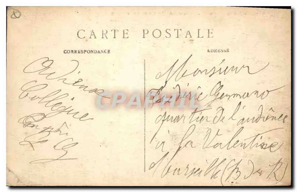 Paris — Ponte e Praça da Concorde — M. J. (n° 510) - Verso
