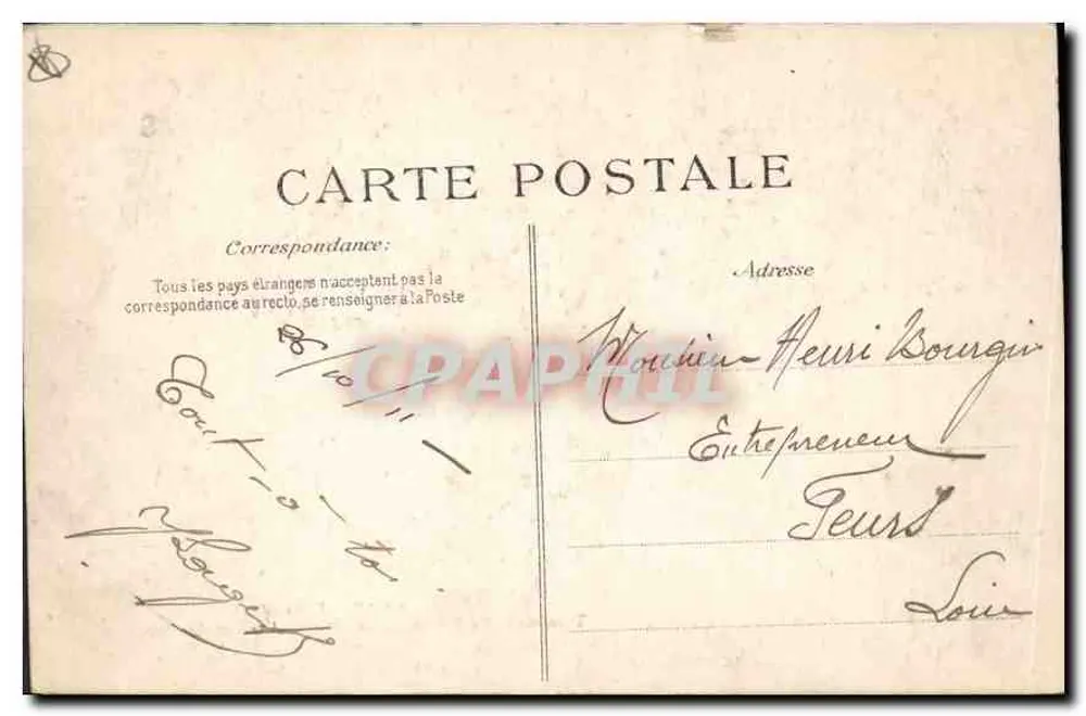 Teatro Nacional do Odéon — Estátua de Émile Augier — Editor E.D. n°4227 - Verso