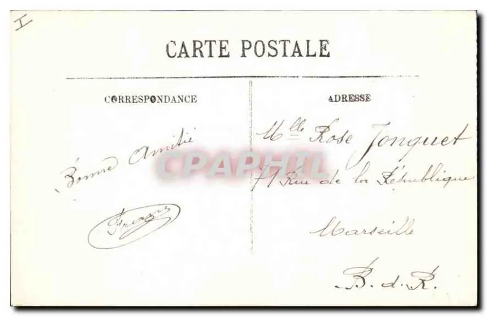 PARIS — A Madeleine — editor não visível - Verso