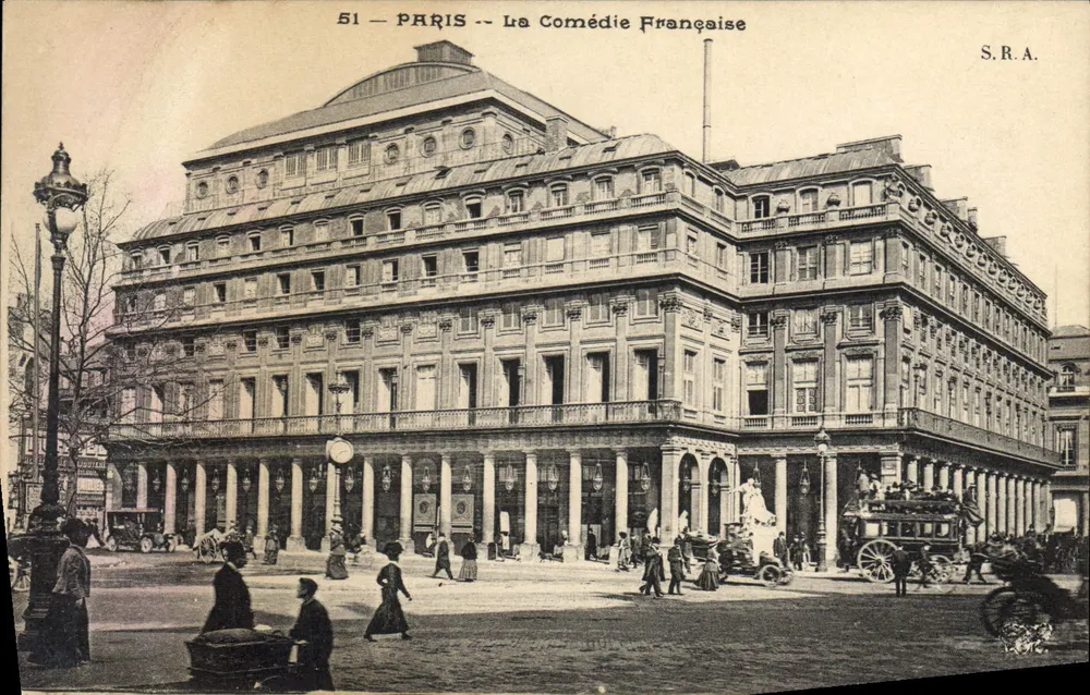 Paris — A Comédia Francesa — S.R.A. n°51 - Frente