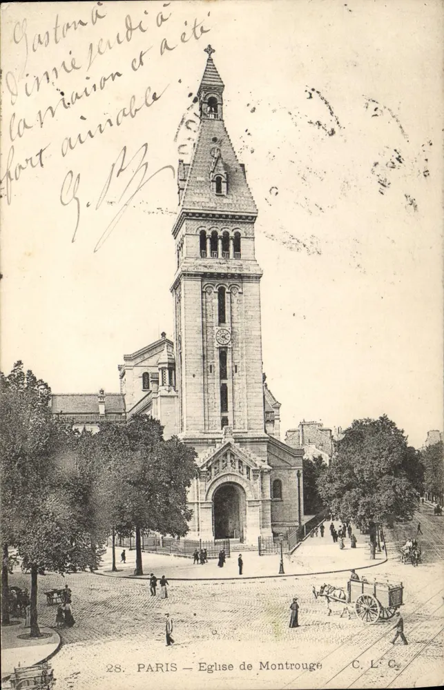 Igreja de Montrouge — Paris — C. L. C. - Frente