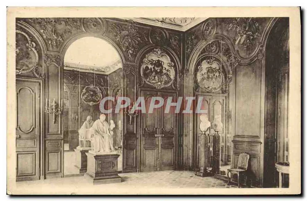 Vestíbulo de honra J. P. Bignon — Biblioteca Nacional — estátua original de Voltaire por Houdon (1781) - Frente