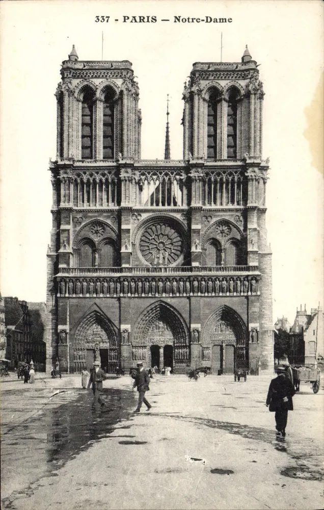 Paris — Notre-Dame — Editor desconhecido, n° 337 - Frente