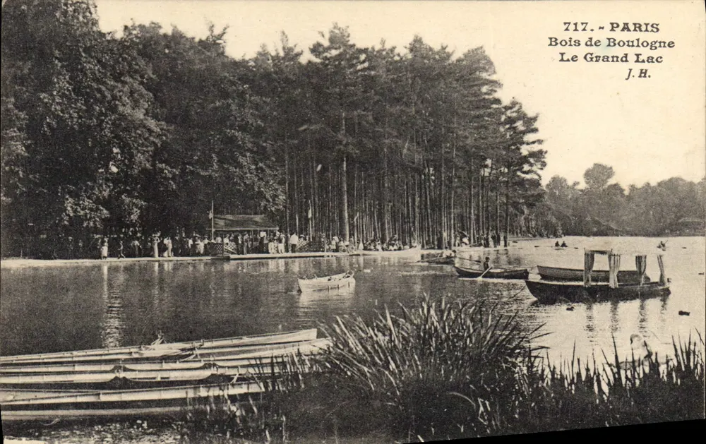 Paris - Bois de Boulogne - Der Große See — J.H. n°717 - Vorderseite