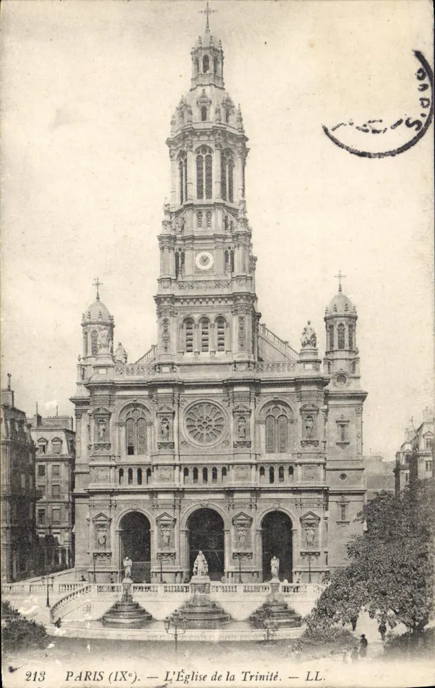 Paryż (IXe) — Kościół Trójcy Świętej — LL, n° 213 - Awers