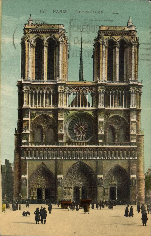 Paris. Notre-Dame — LL. — Lévy et Neurden Rénes, 127 - Frente