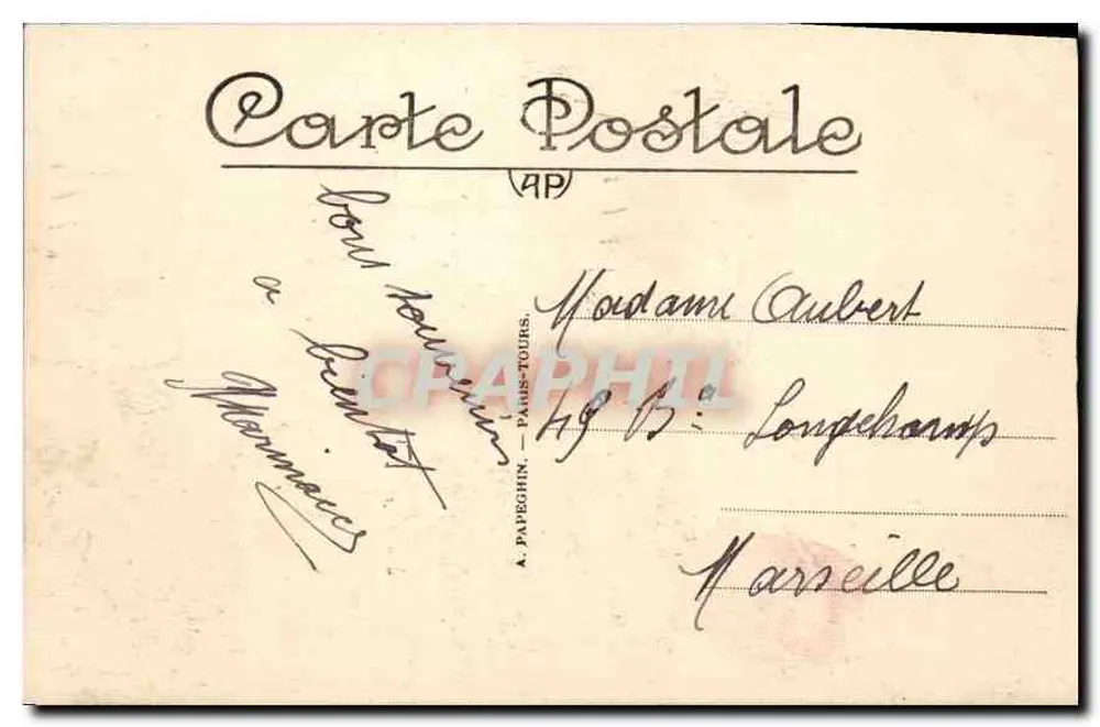 Paris — O Panteão — A.P. n°254 - Verso