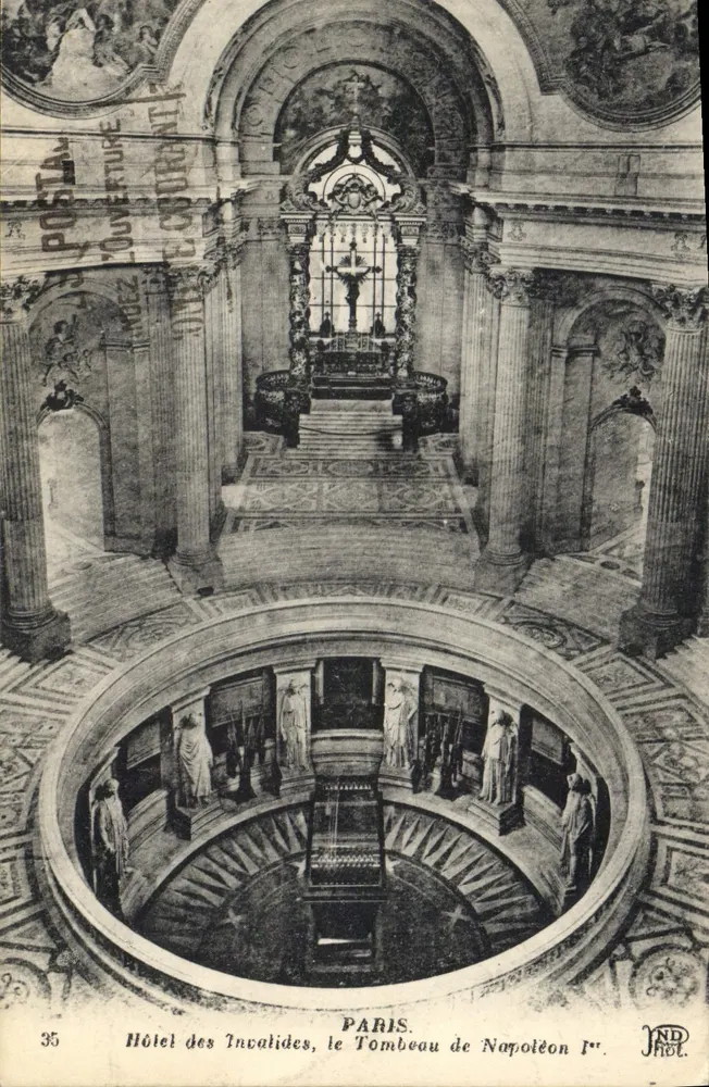 Hôtel des Invalides, das Grab von Napoleon I — Paris — JND JIDL. n°35 - Vorderseite