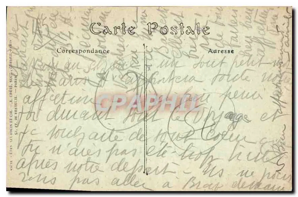 Hôtel des Invalides, das Grab von Napoleon I — Paris — JND JIDL. n°35 - Rückseite
