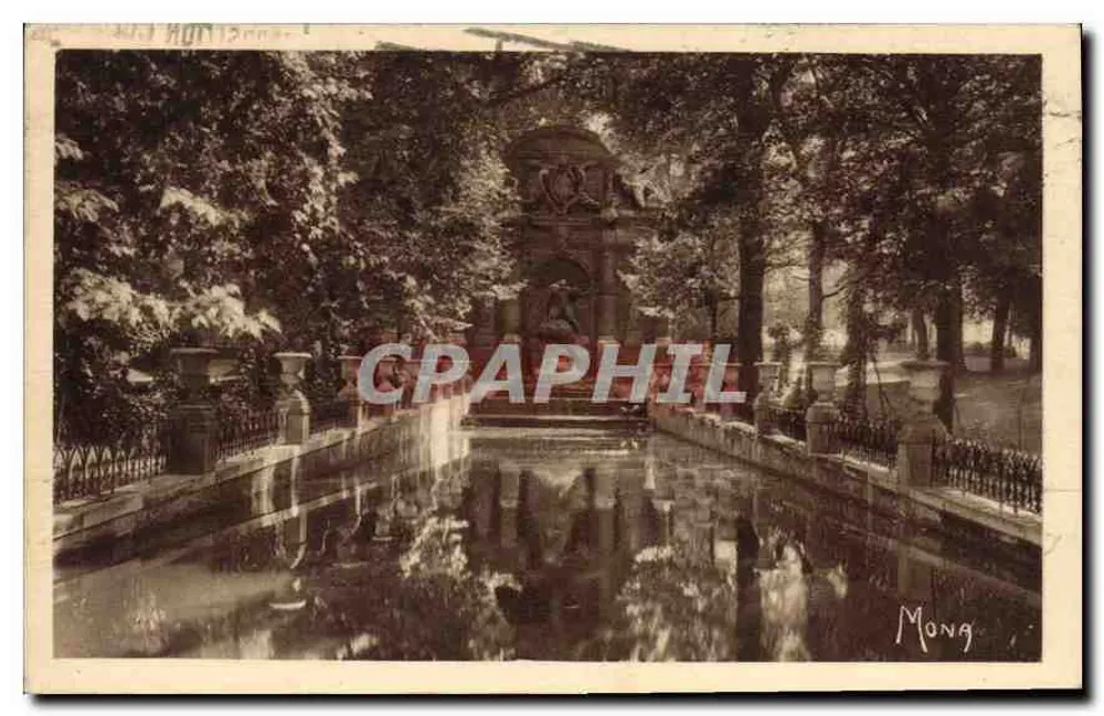 Fontaine Médicis — Luxembourg — Impressions Éditions d'art - Recto