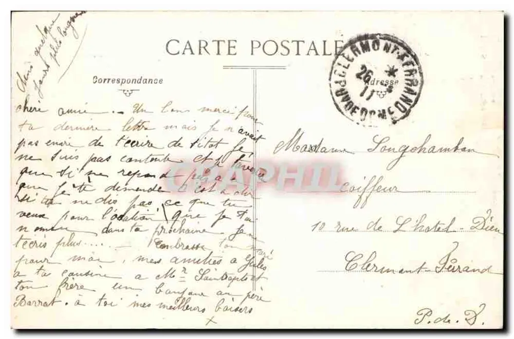 PARIS — Pary Montsouris — A Cachoeira — P. Marmure - Verso