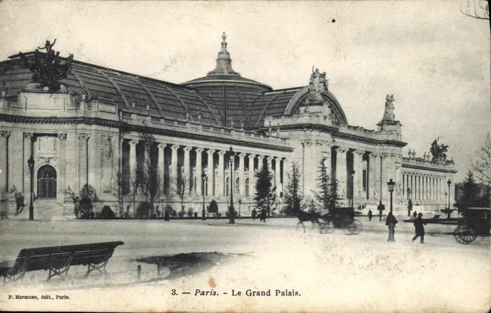 Paris — O Grande Palácio — P. Marmuse, editor, Paris. N°3 - Frente