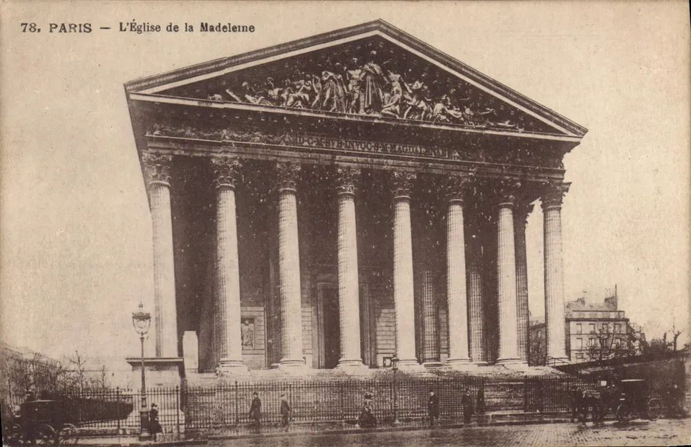 Paris — A Igreja da Madeleine — D.C. Gaby & Cie, n°78 - Frente