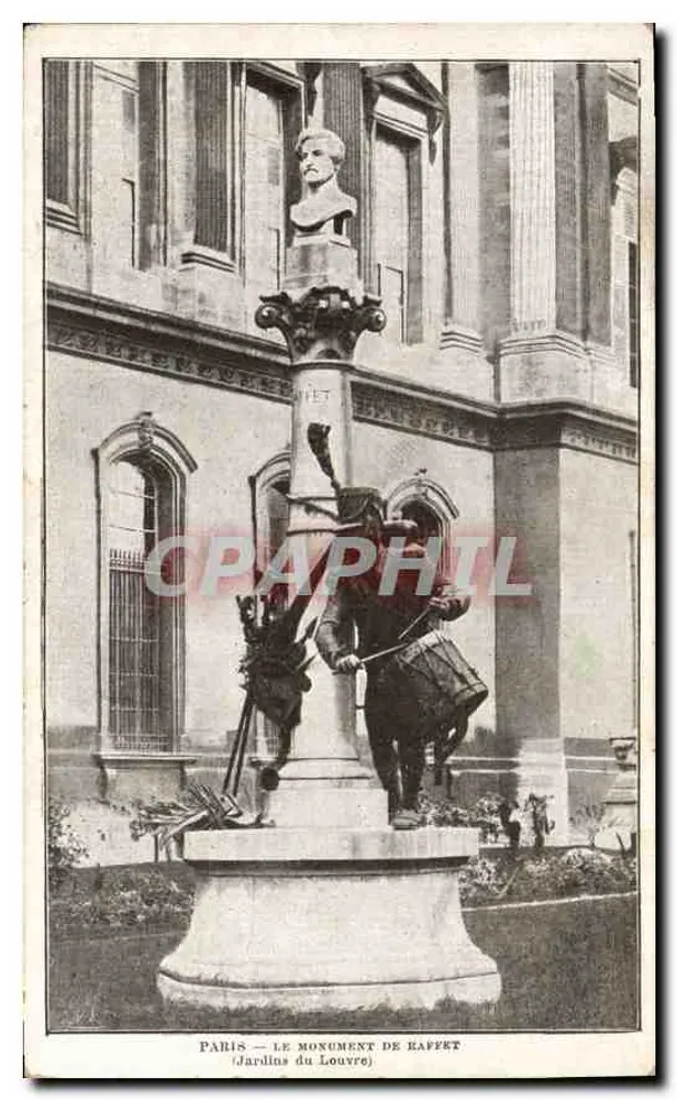 Paris — Das Raffet-Denkmal — Louvre-Gärten - Vorderseite
