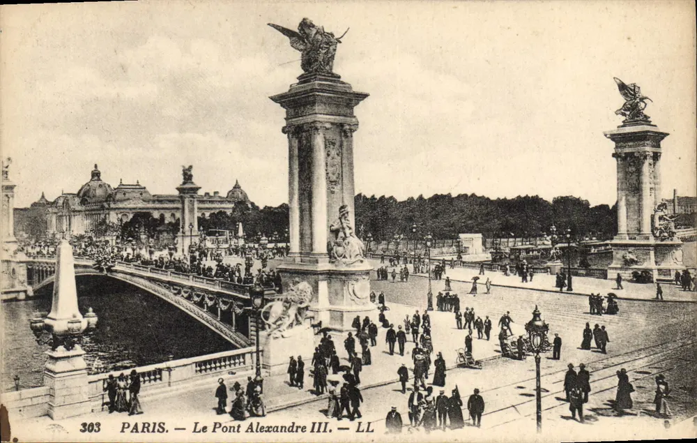 Paris — O Ponte Alexandre III — LL - Frente