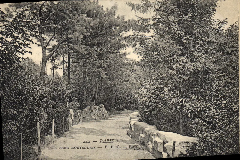 O Parque Montsouris — P.P.C. — Paris - Frente